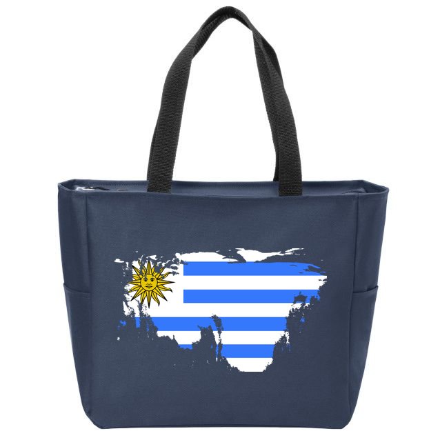 Uruguay Country Zip Tote Bag