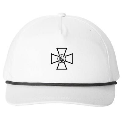 Ukrainian Cross Ukraine Volodymyr Zelenskyy Military Army Snapback Five-Panel Rope Hat