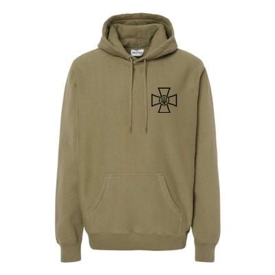 Ukrainian Cross Ukraine Volodymyr Zelenskyy Military Army Premium Hoodie