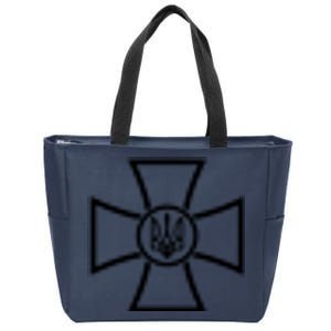 Ukrainian Cross Ukraine Volodymyr Zelenskyy Military Army Zip Tote Bag