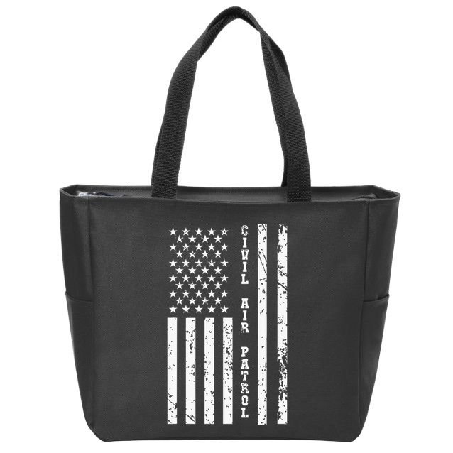 Usaf Cap United States Civil Air Patrol Zip Tote Bag