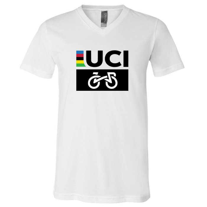 Uci Cycling V-Neck T-Shirt