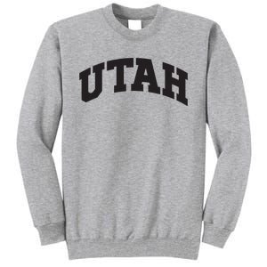 Utah College University Text Style Gift Design Tall Sweatshirt