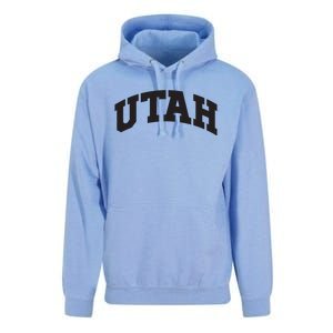 Utah College University Text Style Gift Design Unisex Surf Hoodie