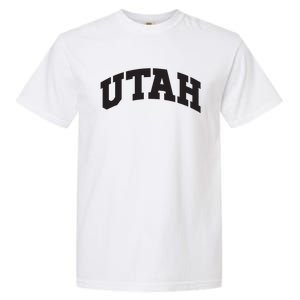 Utah College University Text Style Gift Design Garment-Dyed Heavyweight T-Shirt