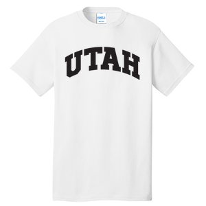 Utah College University Text Style Gift Design Tall T-Shirt