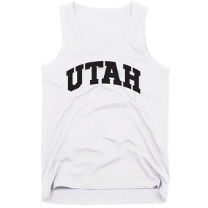 Utah College University Text Style Gift Design Tank Top