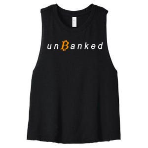 Unbanked Crypto Women's Racerback Cropped Tank