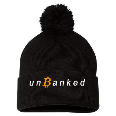 Unbanked Crypto Pom Pom 12in Knit Beanie