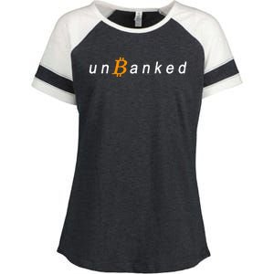 Unbanked Crypto Enza Ladies Jersey Colorblock Tee