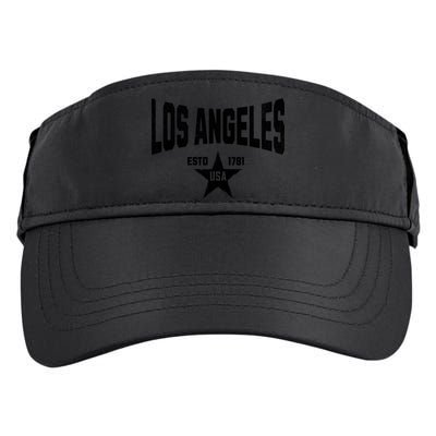 USA City Vintage Souvenir Visit Los Angeles California  Adult Drive Performance Visor