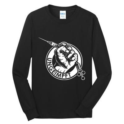 Ungeimpft Corona Vaccination Tall Long Sleeve T-Shirt