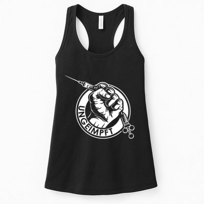 Ungeimpft Corona Vaccination Womens Tank Top