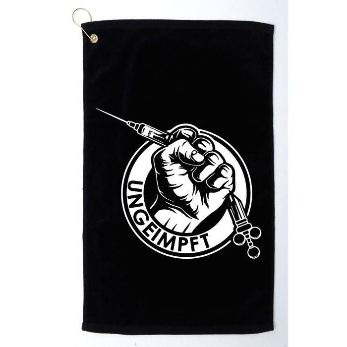 Ungeimpft Corona Vaccination Golf Towel