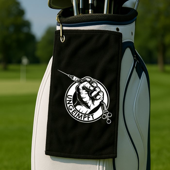 Ungeimpft Corona Vaccination Golf Towel