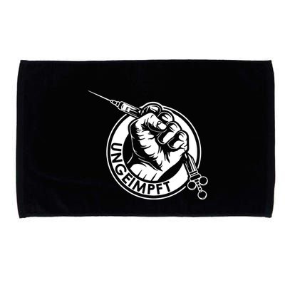 Ungeimpft Corona Vaccination Microfiber Hand Towel
