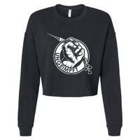 Ungeimpft Corona Vaccination Cropped Pullover Crew