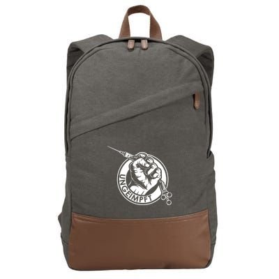 Ungeimpft Corona Vaccination Cotton Canvas Backpack
