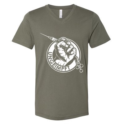 Ungeimpft Corona Vaccination V-Neck T-Shirt