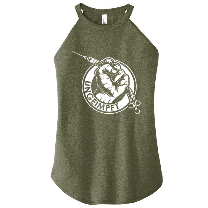 Ungeimpft Corona Vaccination Women's Perfect Tri Rocker Tank