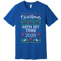 Ugly Christmas With My Tribe Matching Foster Adoption Family Funny Gift Premium T-Shirt