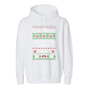 Ugly Christmas With My Tribe Matching Foster Adoption Family Funny Gift Garment-Dyed Fleece Hoodie