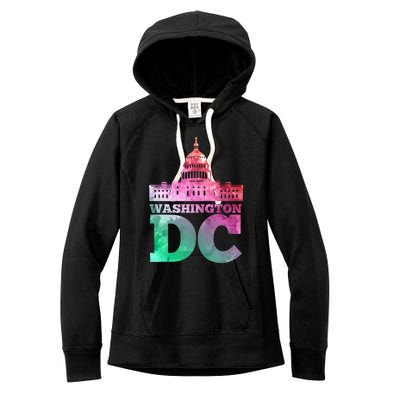 Usa Capital Washington Dc Capitol Hill Souvenir Cool Gift Women's Fleece Hoodie