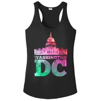 Usa Capital Washington Dc Capitol Hill Souvenir Cool Gift Ladies PosiCharge Competitor Racerback Tank