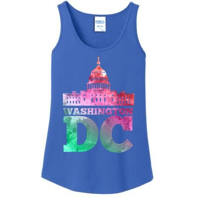 Usa Capital Washington Dc Capitol Hill Souvenir Cool Gift Ladies Essential Tank