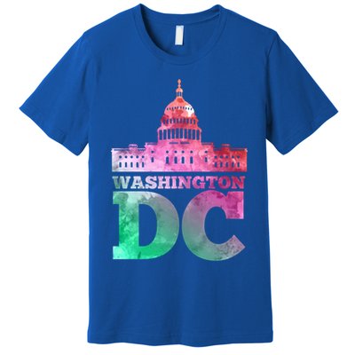 Usa Capital Washington Dc Capitol Hill Souvenir Cool Gift Premium T-Shirt