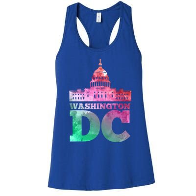 Usa Capital Washington Dc Capitol Hill Souvenir Cool Gift Women's Racerback Tank