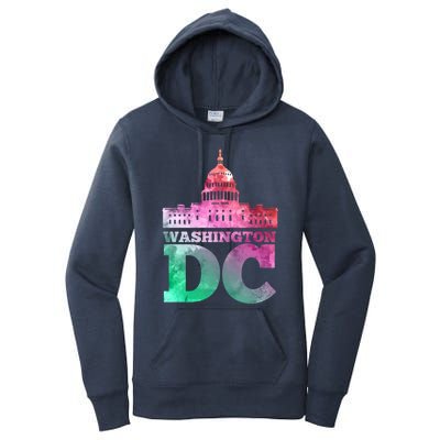 Usa Capital Washington Dc Capitol Hill Souvenir Cool Gift Women's Pullover Hoodie