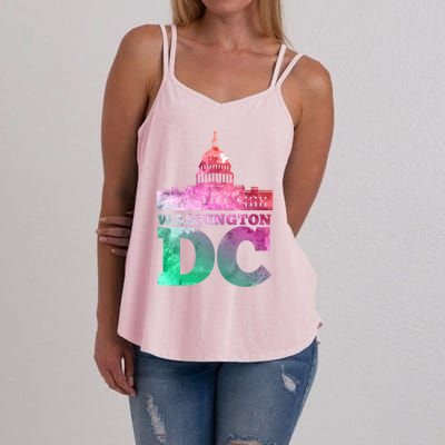 Usa Capital Washington Dc Capitol Hill Souvenir Cool Gift Women's Strappy Tank