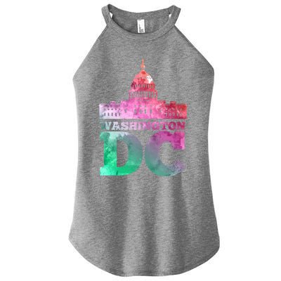 Usa Capital Washington Dc Capitol Hill Souvenir Cool Gift Women's Perfect Tri Rocker Tank