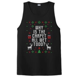 Ugly Christmas Why Is The Carpet Wet Todd? Gift PosiCharge Competitor Tank