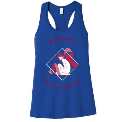 Unbreakable Cesarean Warrior Awareness Month Gift Women's Racerback Tank