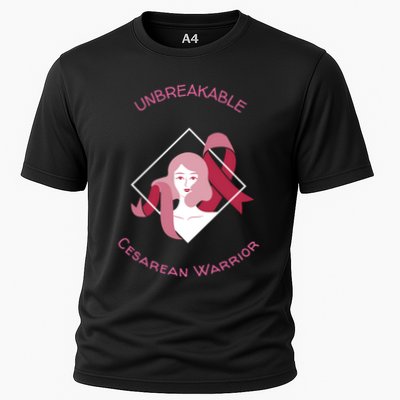 Unbreakable Cesarean Warrior Gift Performance Shirt