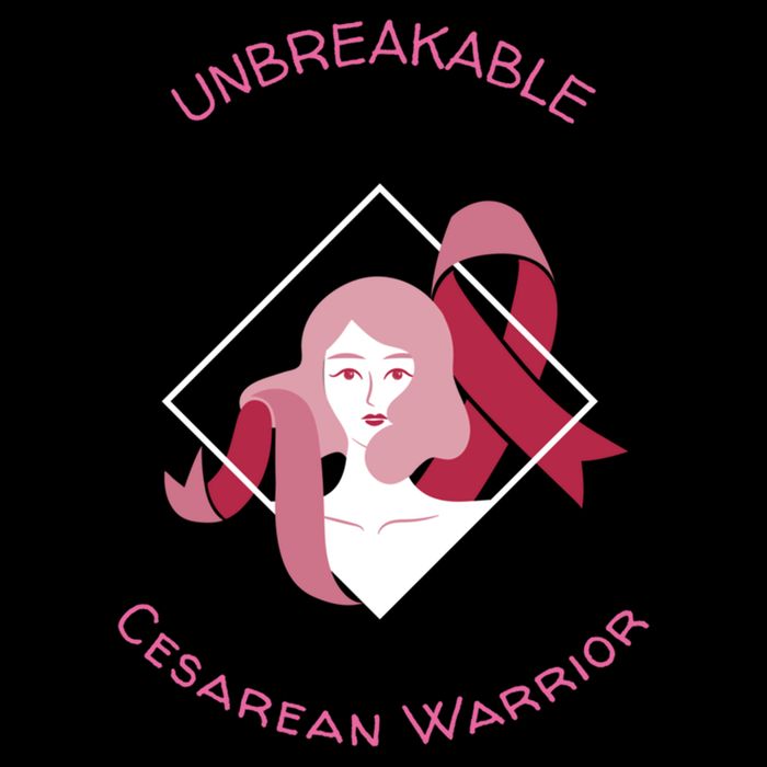 Unbreakable Cesarean Warrior Gift 7-Panel Snapback Hat