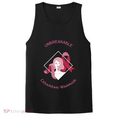 Unbreakable Cesarean Warrior Gift PosiCharge Competitor Tank