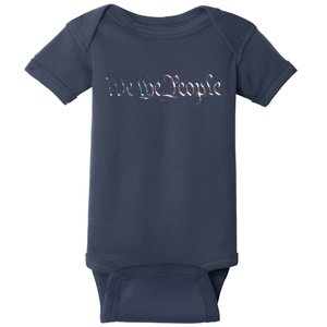 US Constitution We The People American Flag Liberty Gift Baby Bodysuit