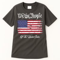 US Constitution We The People With Distressed Flag Tall T-Shirt