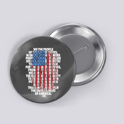 US Constitution We The People With Vintage Flag Button
