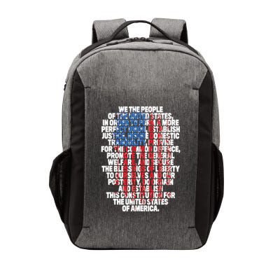 US Constitution We The People With Vintage Flag Vector Backpack