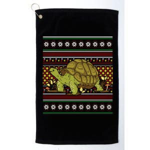 Ugly Christmas Xmas Holiday Santa Claus Party Turtle Great Gift Platinum Collection Golf Towel