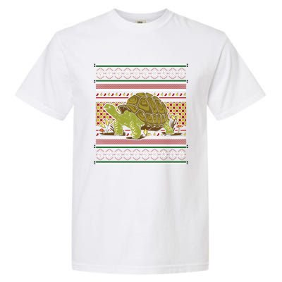 Ugly Christmas Xmas Holiday Santa Claus Party Turtle Great Gift Garment-Dyed Heavyweight T-Shirt