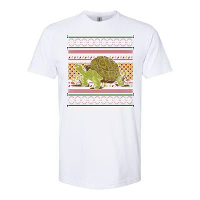 Ugly Christmas Xmas Holiday Santa Claus Party Turtle Great Gift Softstyle CVC T-Shirt