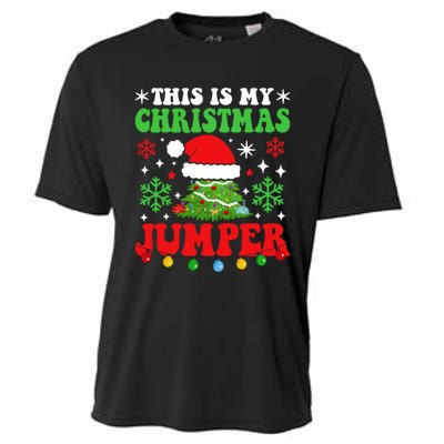 Ugly Christmas Xmas Party This Is My Christmas Jumper Gift Cooling Performance Crew T-Shirt