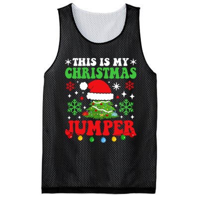 Ugly Christmas Xmas Party This Is My Christmas Jumper Gift Mesh Reversible Basketball Jersey Tank