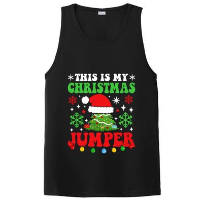 Ugly Christmas Xmas Party This Is My Christmas Jumper Gift PosiCharge Competitor Tank