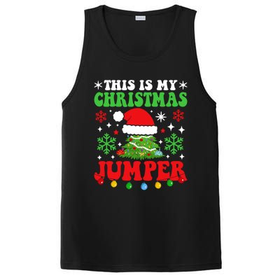 Ugly Christmas Xmas Party This Is My Christmas Jumper Gift PosiCharge Competitor Tank